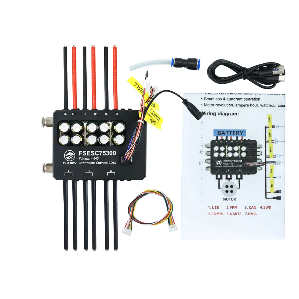 AvaCoreFlipsky Fsesc 75300 84v - Vesc 75300 High Current Esc reseña y precio