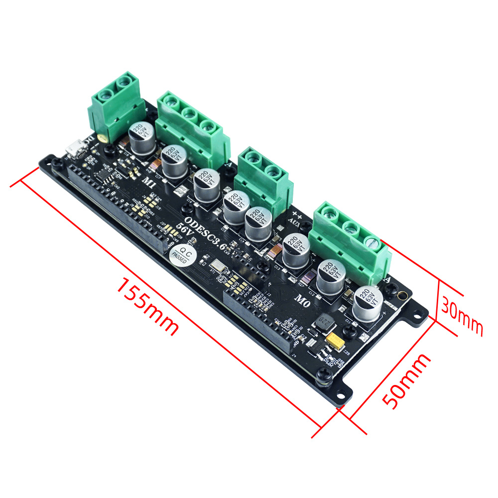 ODESC3.6 Optimiza el motor sin - Odrive Dual Brushless Motor Controller reseña y precio