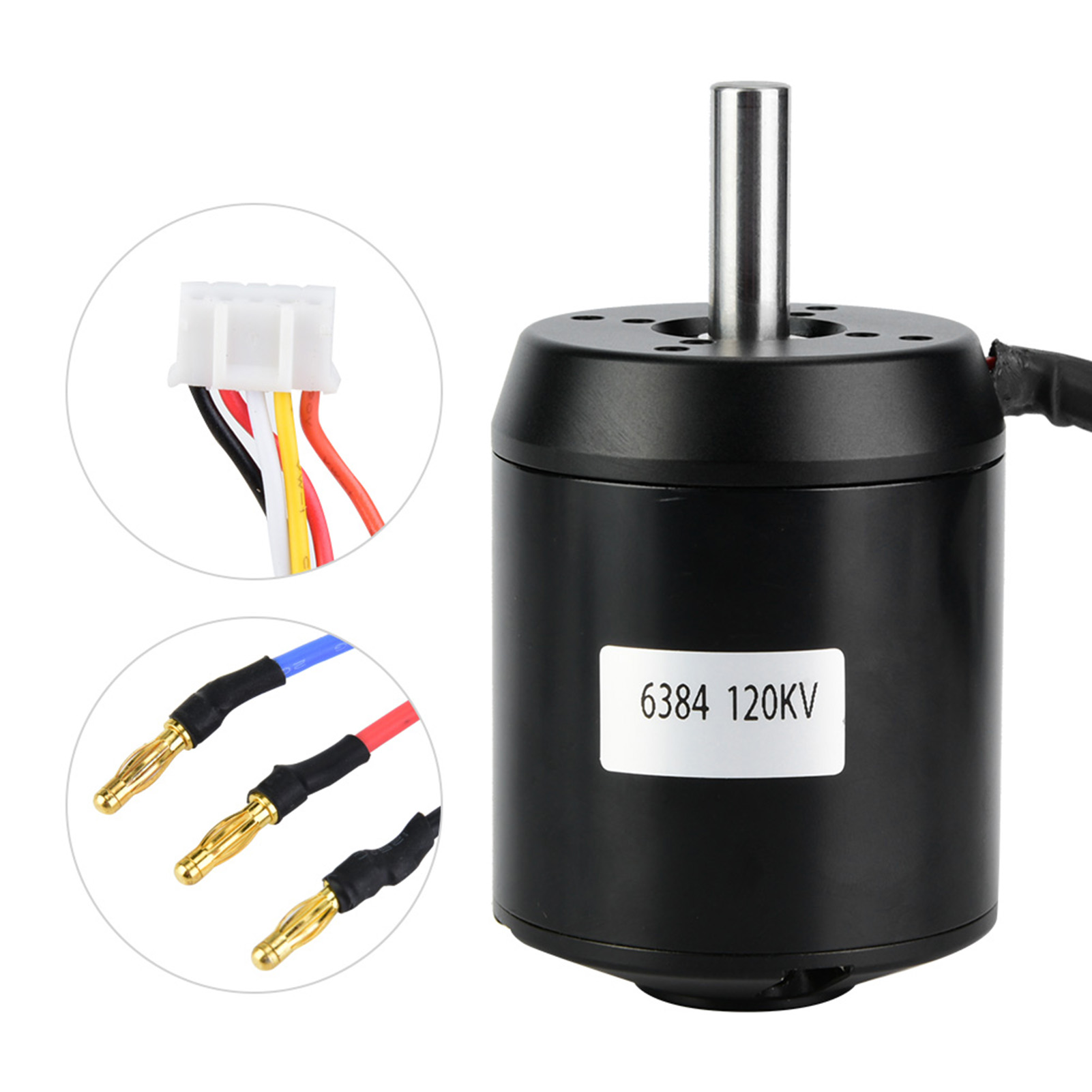 6384 120KV BLDC Outrunner Moto - 6384 Brushless Motor Sensored reseña y precio